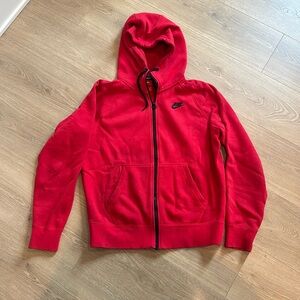 Nike zip up hooded jacket.